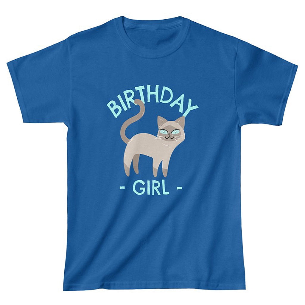 Birthday Girl Shirt Happy Birthday Shirt Cute Kitty Cat Birthday Shirt