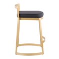 thumbnail image 3 of Tabouret de comptoir contemporain Fuji DLX, de LumiSource, 3 of 8