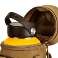 thumbnail image 7 of Go Time Gear | Exo-Tek H2O Water Bottle Carrier Pack | Bottle Holder | Hydration Opening, Utility Zip Pouch, Removeable Shoulder Strap | Fits 40 oz. Wide-Mouth Canisters | Brown, 7 of 7