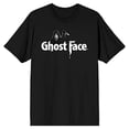 thumbnail image 4 of Ghost Face Character and Logo Men's Black Graphic Tee, 4 of 6