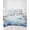 Aqua Blue, variant on Quilts Queen Size, Sea Turtle Coastal Soft Comforter Bedding Set for Bed, Blue Seaweed Coral Ocean Summer Lightweight Quilted Bedspread with Pillow Cover(2 Pieces) for All Season, 90x96 Inch