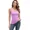 purple, variant on Alove Female Summer Cami Shirts Tank Top Casual House Clothes with Built in Bras Adjustable Wide Strap Padded Camisole