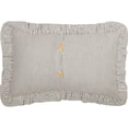 thumbnail image 4 of VHC Brands Hatteras Bedding Accessory, Pillow 14x22, Blue, 4 of 4