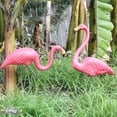 thumbnail image 4 of PMU Luau Paradise Lawn Flamingo Decor - Large Flamingo for Lawn & Yard Ornaments - Perfect Outdoor Decor for Luau Tropical Party - Pink (1/pkg)Pkg/1, 4 of 7