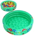 thumbnail image 4 of Domqga Baby Swimming Pool, Thickened Design Children Mini Pool, For Babies Kids Game, 4 of 8