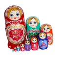 thumbnail image 1 of 10Pcs Creative Russian Nesting Dolls Matryoshka Dolls Nested Toy for Table Living Room Decoration Ornament Birthday Gift Sunnimix Muñecas de anidación, 1 of 8