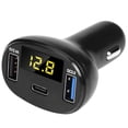 thumbnail image 3 of 5V/2.4A QC3.0 Dual USB carga rápida cargador de coche encendedor de cigarrillos adaptador enchufe Universal Jadeshay A, 3 of 8