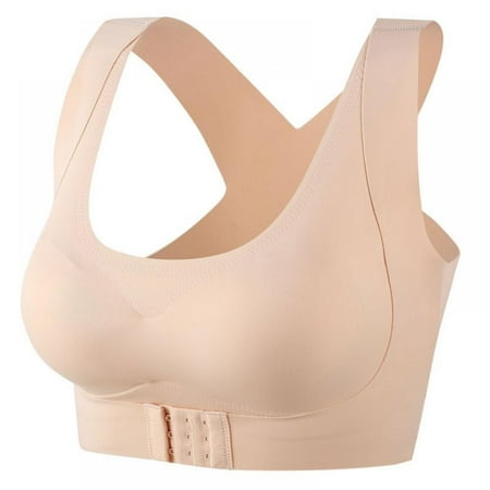 

Humpback Correction Seamless Latex Underwear Two-in-One Gathering Adjustable Front Buckle Under Seamless Bra