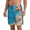 thumbnail image 2 of Naloa Shells and Starfish Men's Beach Shorts, Surfing shorts, Swim trunks, Quick Dry Swim Trunks for Surfing Beach Fun - XX-Large, 2 of 9