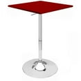 thumbnail image 2 of Zeta Table de Bar Contemporain Réglable - Rouge Cabernet, 2 of 2