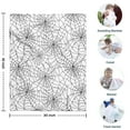 thumbnail image 4 of Halloween Spider Web Pattern Blanket,Comfortable Soft Flannel Throw Blanket,All Season,Warm Lightweight Blankets for Sofa Bed Couch Living Room Chair,30"x40", 4 of 4
