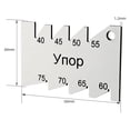 thumbnail image 2 of DYNWAVECA Carbon Steel Angle Measuring Tool Thread Cutting for Metalworking Woodworking - ynop, 2 of 8