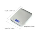 thumbnail image 3 of Kitchen Digital Scale Charging Electronic Smart Balance LCD Precision Weight Scale for  Food Cooking, 3 of 5