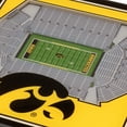 thumbnail image 2 of Yellow Iowa Hawkeyes 3D StadiumViews Coasters, 2 of 3