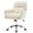 White, variant on S-HOME Modern PU Leather Office Chair with Adjustable Height, Ergonomic Design for Home and Office Use,White