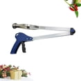 thumbnail image 2 of LEEYNEER Grabber Reacher Tool Foldable Picker Upper Grabber Long Mobility Aids Reaching Assist Tool for Trash Claw Pick ( Blue ) 83cm, 2 of 6