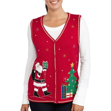 womens holiday vests
