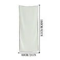 thumbnail image 2 of Btomtd Long Bath Towels Super Absorbent and Lightweight Quick Dry Gym Towel Compact Travel Towel Large Size Bath Towel for Sports - 62.99'x23.62', White, 2 of 5