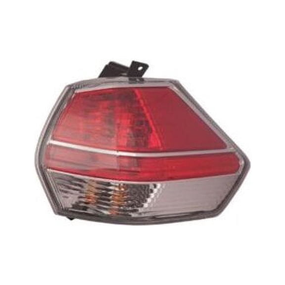 Right Outer Tail Light Assembly - Compatible with 2014 - 2016 Nissan Rogue 2015