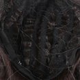 thumbnail image 5 of Stylish Black Brown Long Curly Wigs Women Halloween Cosplay Party Wavy Synthetic Wigs, 5 of 5