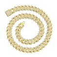 thumbnail image 2 of Collar Cadena de Moda Punk Yinane Eslabones Cubanos 50cm, 2 of 8
