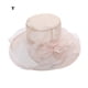 thumbnail image 1 of Flor Red Hilo Sombrero para el sol Playa Protector solar Sombrero para el sol Mujer Organza Sombrero de copa Wmkox8yii jkg5771, 1 of 2