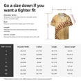 thumbnail image 7 of KLL Vintage Baseball Print Men's Shirt Short Sleeve Button Down Summer Cuba Beach Shirts- Medium, 7 of 7