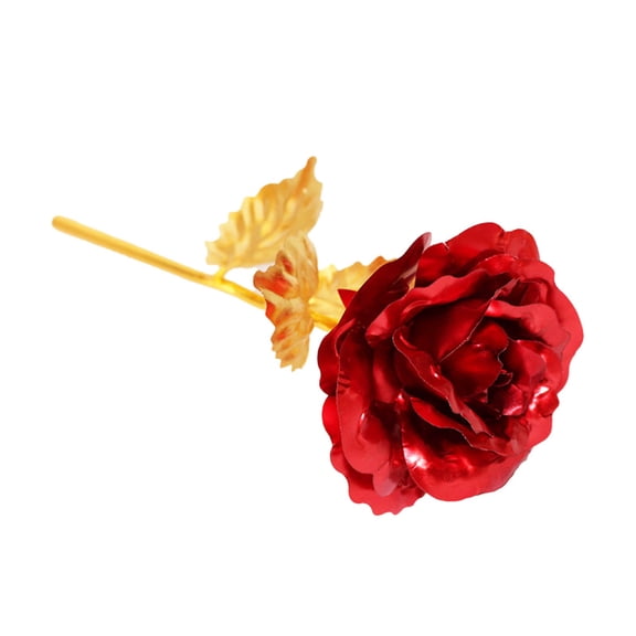 Handcrafted Metal Rose Gift - Gold Red Blue Iron Roses for Women, Unique Anniversary Valentine's Mother's Day Wedding Christmas Gift for Her, Wife, Mom, Grandma