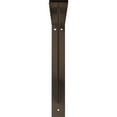 thumbnail image 3 of Ekena Millwork 2"W x 14"D x 14"H Traditional Steel Bracket, Hammered Brown, 3 of 13