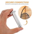 thumbnail image 3 of Raindrops 2pcs Silver Outdoor Use Hammock Chair Pin Plug for Heavy Duty Support, 3 of 8
