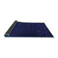 thumbnail image 2 of Ahgly Company Indoor Round Abstract Blue Contemporary Area Rugs, 7' Round, 2 of 4