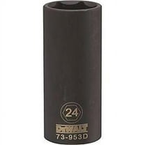 Stanley Tools 7515331 DWMT73953OSP Impact 0.5 Drive 6 Point Socket, 24 mm