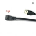 thumbnail image 1 of OPDBN Câble Micro USB 90 Degrés USB 2.0 vers Gauche Droite pour une Annonce, 1 of 1