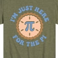thumbnail image 3 of Instant Message - Just Here For The Pi - Toddler And Youth Short Sleeve Graphic T-Shirt, 3 of 6
