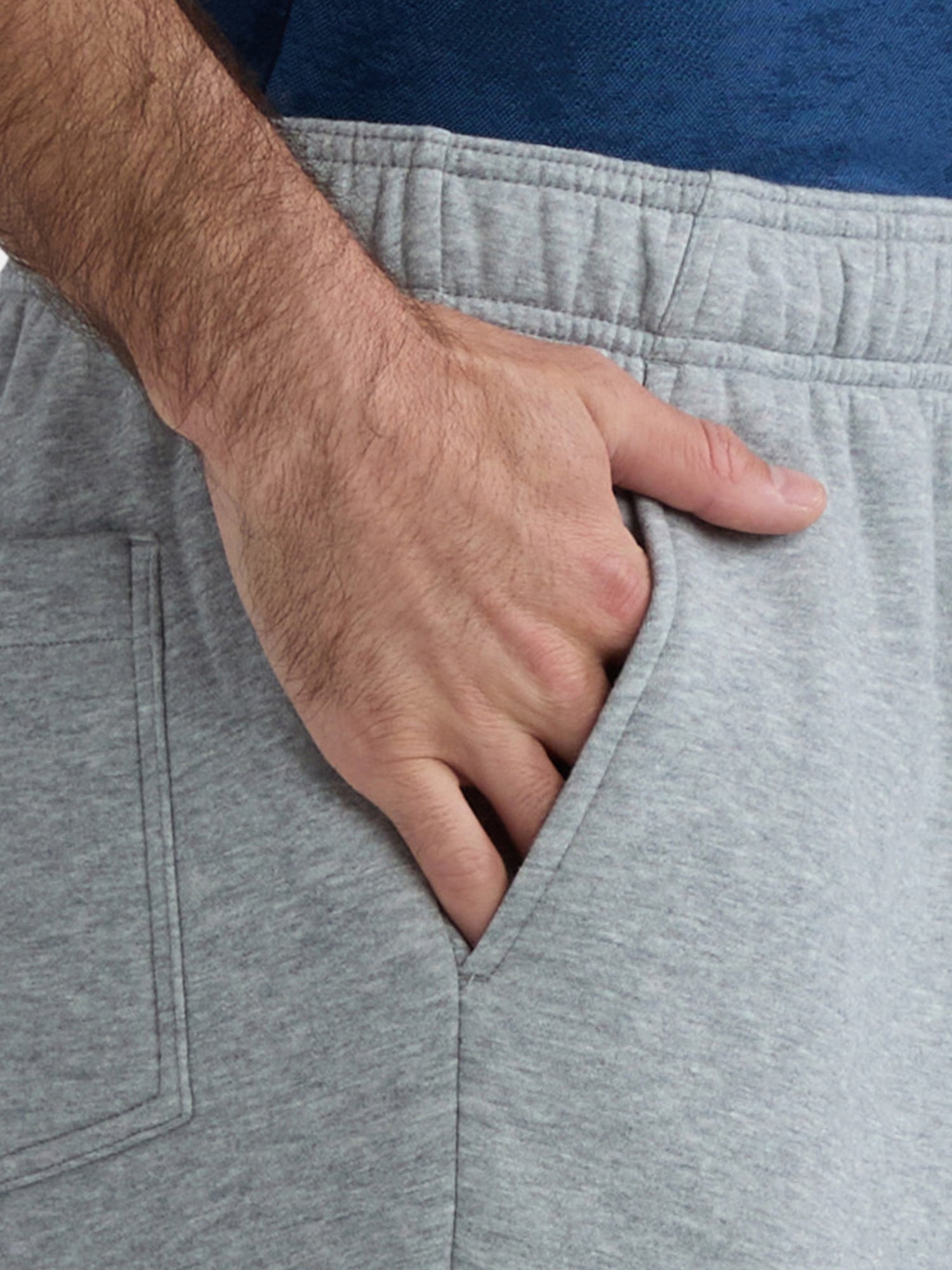 Athletic Works Men's and Big Men's Fleece Cargo Sweatpants, Sizes XS-4XLT