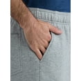 thumbnail image 4 of Athletic Works Men's and Big Men's Fleece Cargo Sweatpants, Sizes XS-4XLT, 4 of 5
