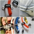 thumbnail image 1 of BESTYASH 10Ud Abrazaderas Para Tubo Inoxidable Con De Goma Color Negro, 1 of 5