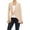 Khaki, variant on Moa Collection Women's Office Blazer Casual Long Sleeve Solid Open Front Design S-3XL