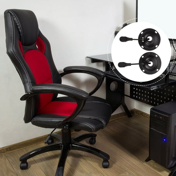 KAKOWELY 2Pcs Round Base Swivel Chair Parts for Office Chair Tilt Accessories 9.82X5.31X5.31Inch