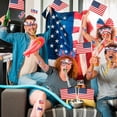 thumbnail image 5 of 2026 Soccer Cup Party Supplies USA Patriotic Cheering Kit, USA Flags Headband Whistle Paper Glasses Tattoos Football Fan Noisemakers Soccer Party Favor, 5 of 7