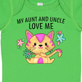 thumbnail image 4 of Inktastic My Aunt and Uncle Love Me with Cute Kitten and Flowers Boys or Girls Baby Bodysuit, 4 of 5