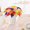 thumbnail image 4 of Lyacmy Colorful Calla Lily 36Pcs Artificial Flowers, 14 inch PU Real Touch Silk Flower Bouquet for Wedding Table Centerpiece Home Decoration, 4 of 10