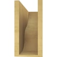 thumbnail image 4 of 6"W x 18"D x 12"H Classic Greensboro Rough Cedar Woodgrain TimberThane Corbel, Primed Tan, 4 of 6