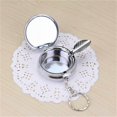 thumbnail image 3 of 2Pcs Mini Pocket AshtrayRandom Style, Portable Round Stainless Steel Pocket Cigar Ashtray, 3 of 5