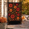 thumbnail image 5 of Fall Floral Garden Flag, Autumn Harvest Flower Yard Flag, Thanksgiving Seasonal Decor, Single‑Sided Printed Flag for Outdoor Porch Patio Lawn Yard Home Decoration, 5 of 6