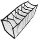 thumbnail image 1 of Caja de almacenamiento para ropa interior, armario, contenedores para colgar ropa, cajones para armario, organizador de calcetines para cajón inferior., 1 of 5
