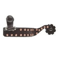 thumbnail image 2 of HILASON Cowboy Brown Youth Spur With Copper Dots 3/4" Band, 1-1/2" Shank, 2 of 5