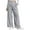 Gray Palazzo Lounge Pants, variant on Palazzo Lounge Pants for Women High Waisted Casual Silky Loose Fit Wide Leg Trouser with Drawstring Pockets