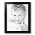 thumbnail image 2 of ArtToFrames 13" x 16" Satin Black Bull Nose Picture Frame, 13x16 inch Black Wood Poster Frame (WOM-1417), 2 of 7