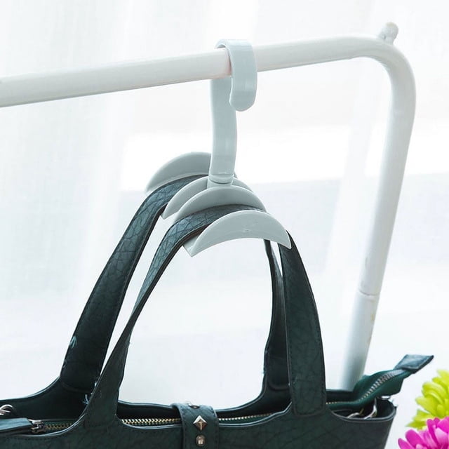 Cqxid Hooks Under $5 Closet Handbag Organizer 360 Rotating Belt Scarf Tie Rack Holder Multi Function Hook 1pc